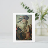 Die Aufszension Christi, 1595 (Öl auf Tafel) Postkarte (Stehend Vorderseite)