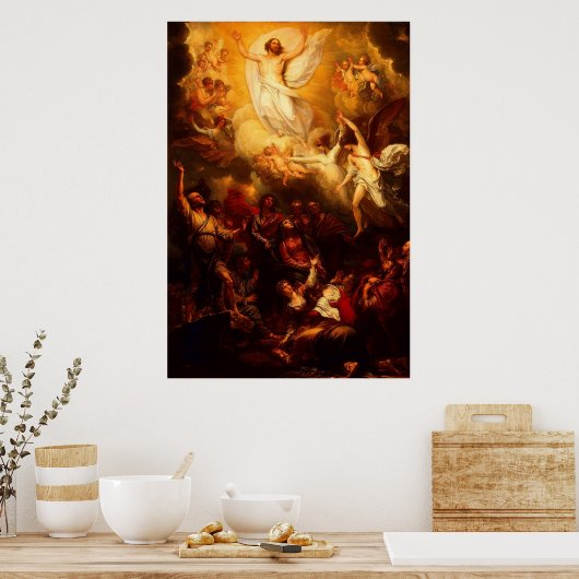 Die Aufszension Christi Poster (Küche)
