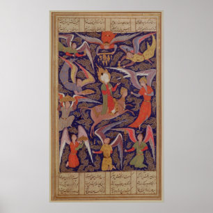 Die Aufszension des Propheten Mohammed, Perser Poster