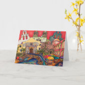 Die Auftrag-San- Antoniogruß-Karte Karte (Gelbe Blume)