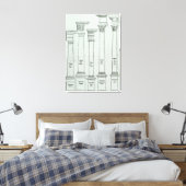 Die Aufträge der Architektur Leinwanddruck (Insitu (Schlafzimmer))