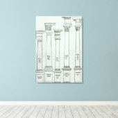 Die Aufträge der Architektur Leinwanddruck (Insitu (Holzboden))