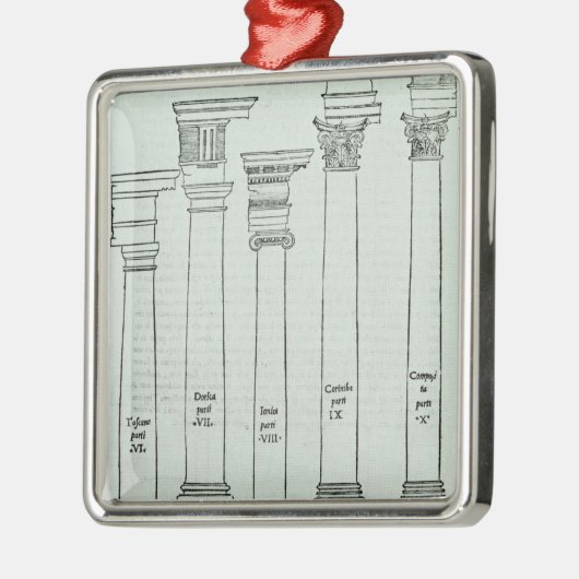 Die Aufträge der Architektur Silbernes Ornament (Links)