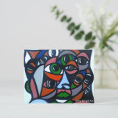 Die Augen 2012 Postkarte (Stehend Vorderseite)