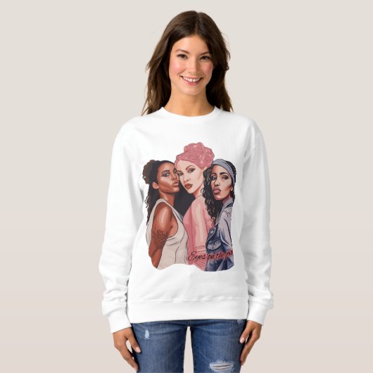 Die Augen auf den Preis Sweatshirt (Vorne ganz)