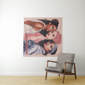 Die Augen auf den Preis Wandteppich (Beispiel (Horizontal))