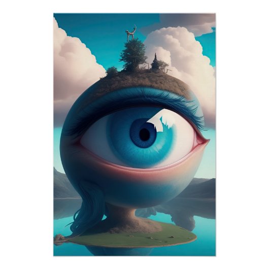 Die Augen beobachten dich Poster (Vorderseite)