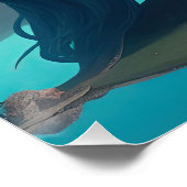 Die Augen beobachten dich Poster (Ecke)