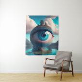 Die Augen beobachten dich Wandteppich (Beispiel)