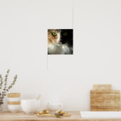 Die Augen der Katze Poster (Küche)