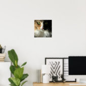 Die Augen der Katze Poster (Heimbüro)