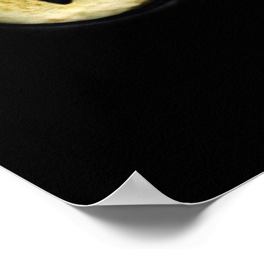 Die Augen der Katze Poster (Ecke)