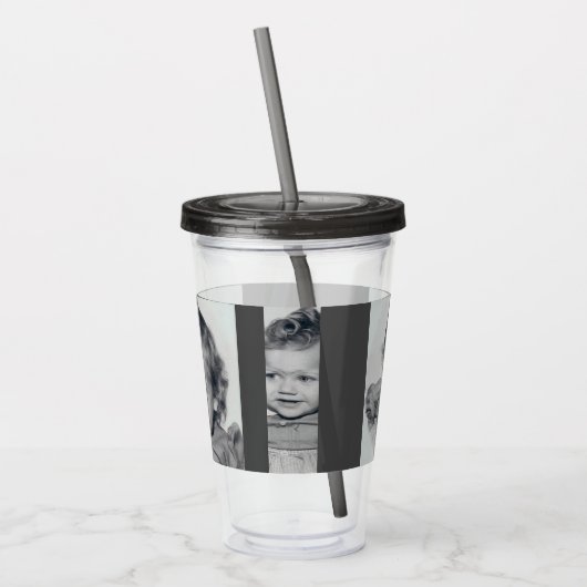 Die Augen der Keke Acryl-Trommel Acryltrinkbecher (Links)