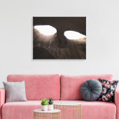 Die Augen der Kunst der Gottesmauer Leinwanddruck (Insitu (Wohnzimmer))