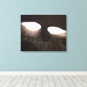 Die Augen der Kunst der Gottesmauer Leinwanddruck (Insitu (Holzboden))