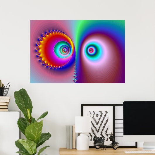 Die Augen der Mesmerisierten Poster (Heimbüro)