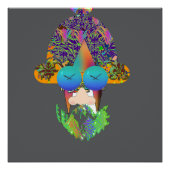 Die Augen der Zeit grau Poster (Vorderseite)