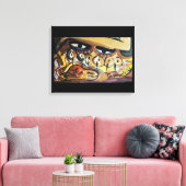 Die Augen des Cemi Leinwanddruck (Insitu (Wohnzimmer))