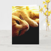 Die Augen des Engels Karte (Gelbe Blume)