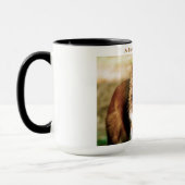 Die Augen einer Border-Collie Tasse (Links)