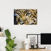 Die Augen eines Leoparden Poster (Heimbüro)
