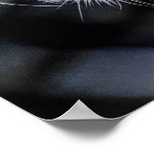 Die Augen eines Leoparden Poster (Ecke)
