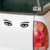 Die Augen haben es Autoaufkleber (Auf Lkw)