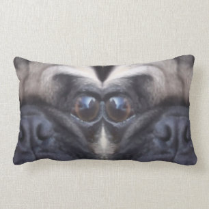 Die Augen haben es Mopslumbar-Kissen Lendenkissen