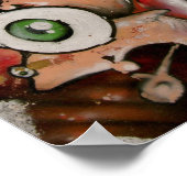 Die Augen haben es Poster (Ecke)