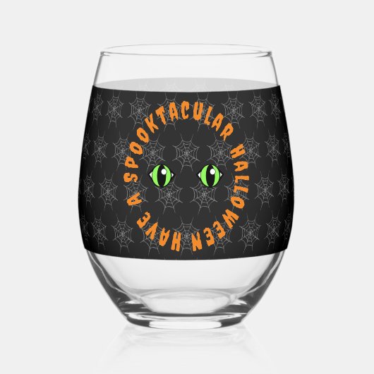 Die Augen haben es Weinglas Ohne Stiel (Vorderseite)