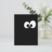 Die Augen im Dunkeln Postkarte (Stehend Vorderseite)
