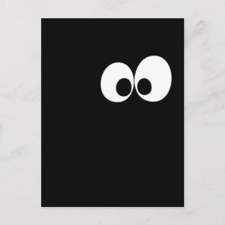 Die Augen im Dunkeln Postkarte