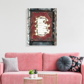 Die Augen meines Vaters Leinwanddruck (Insitu (Wohnzimmer))