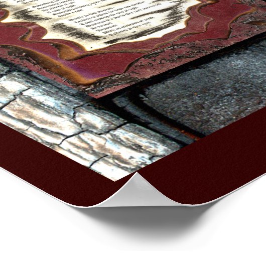 Die Augen meines Vaters Poster (Ecke)