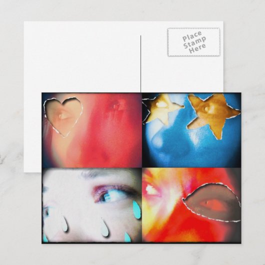 Die Augen sagen allen Postkarten (Vorne/Hinten)