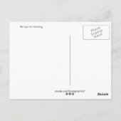 Die Augen sehen zu Postkarte (Rückseite)