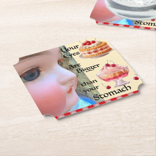 Die Augen sind größer als der Untersetzer des Stom (angewinkelt)