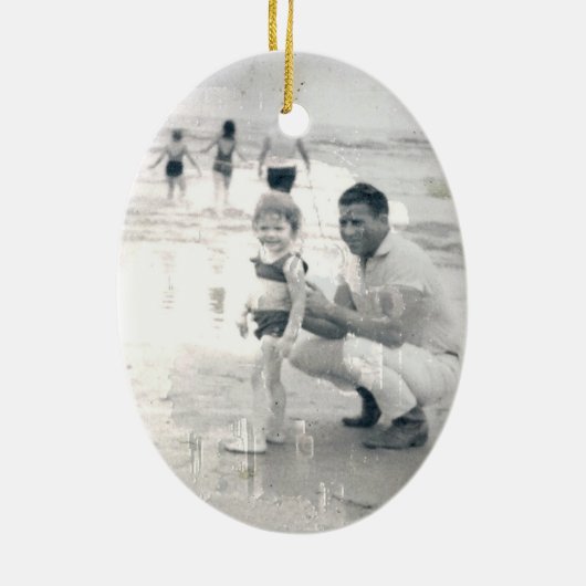 Die Augen von Keke "Galveston" Verzierung Keramikornament (Hinten)