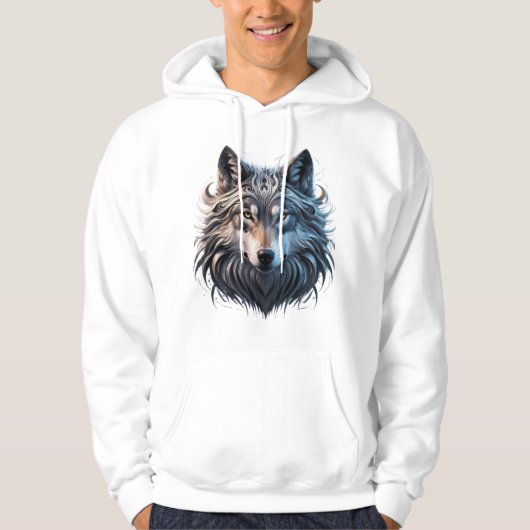Die Augenhöhle des Wolfs Hoodie (Vorderseite)
