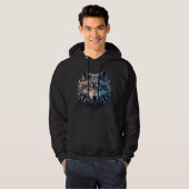 Die Augenhöhle des Wolfs Hoodie (Vorne ganz)