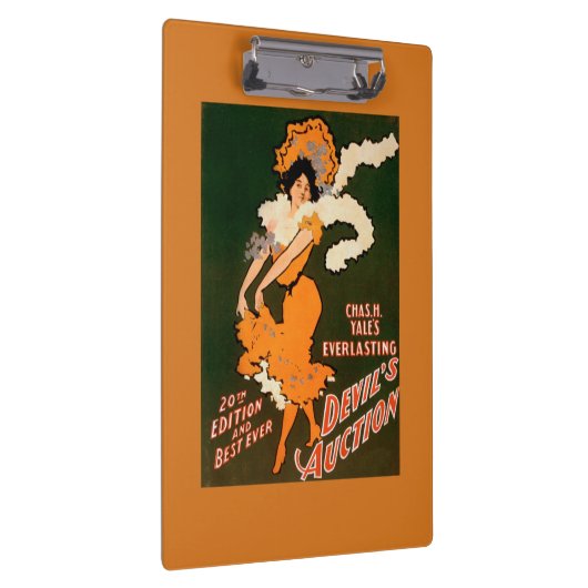 Die Auktions-Frau des Teufels im Kostüm-Theater Klemmbrett (Rechts)