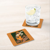 Die Auktions-Frau des Teufels im Kostüm-Theater Rechteckiger Pappuntersetzer (Vor Ort)