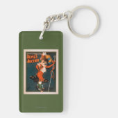 Die Auktions-Frau des Teufels in Kostüm-Theater 2 Schlüsselanhänger (Rückseite)