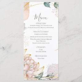 Die Aureate Rahmen Blumen Hochzeit Menükarte