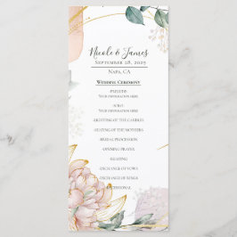 Die Aureate Rahmen Blumen Hochzeit Menükarte