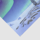 Die Aurora Borealis: Tanzlichter im Norden Seidenpapier (Ausschnitt)