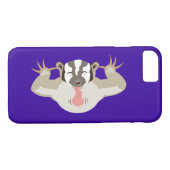 Die Ausblasen-Badger_lila Case-Mate iPhone Hülle (Rückseite (Horizontal))