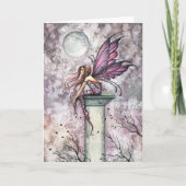 Die Ausblick-feenhafte Gruß-Karte Karte (Vorderseite)