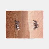 Die Ausdauer lief sicher auf den Mars. Fleecedecke (Vorderseite (Horizontal))