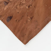 Die Ausdauer lief sicher auf den Mars. Fleecedecke (Ecke)